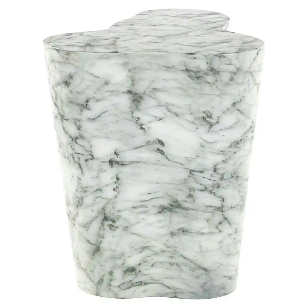WHITE ROCKYARD OUTDOOR SIDE TABLE