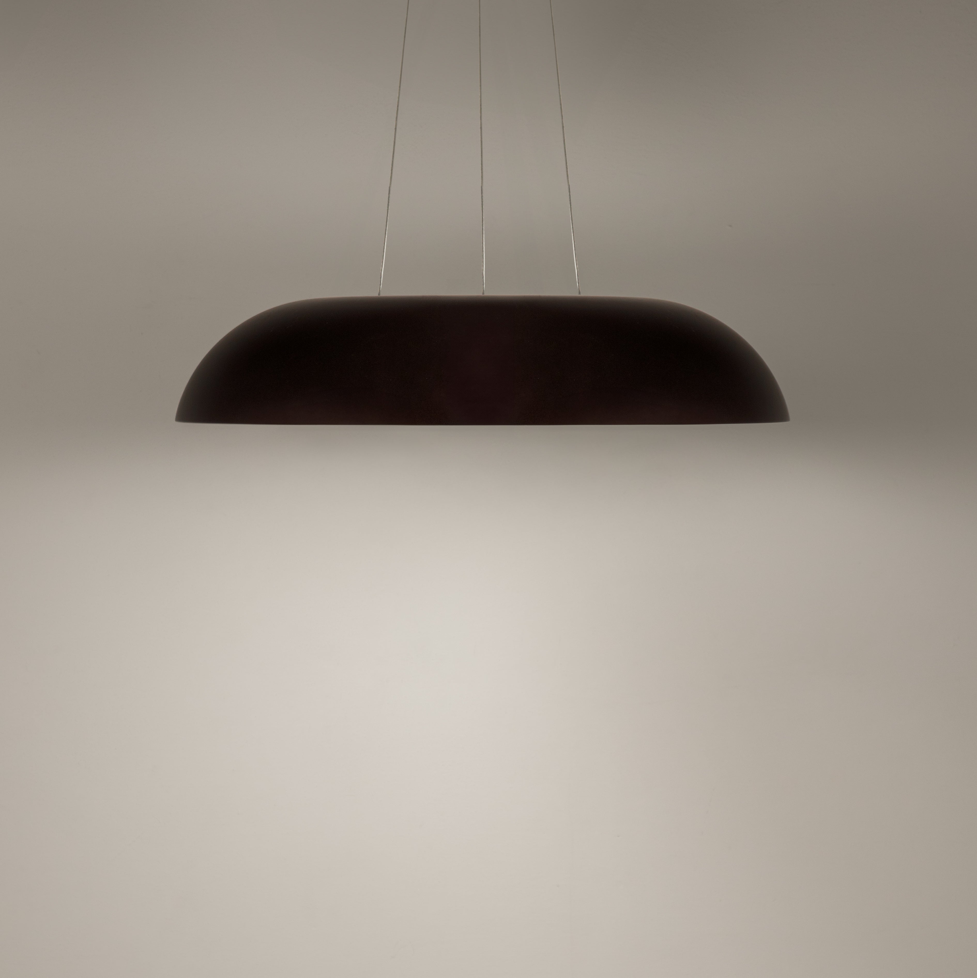 Lampa visiacá MAGGIOLONE matný hnedý