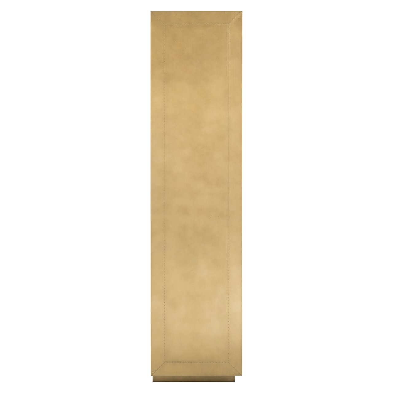 Vitrína FINSBURY antická zlatá s čiernym sklom