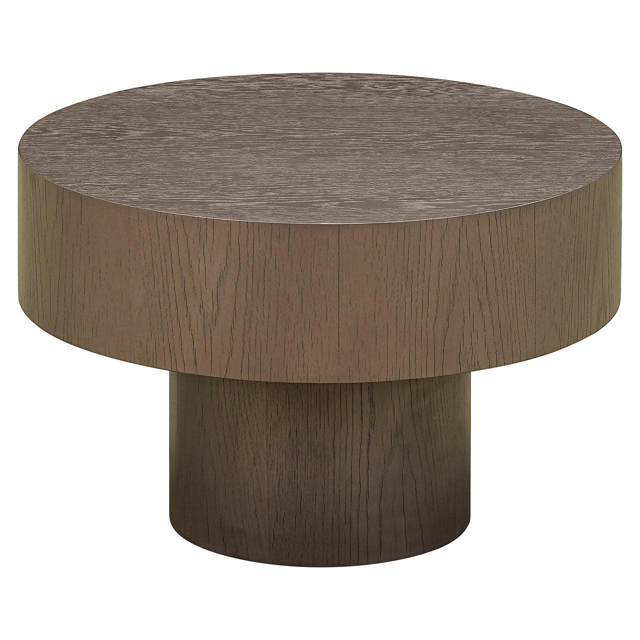 BOGOR Brown Oak Veneer Coffee Table Set