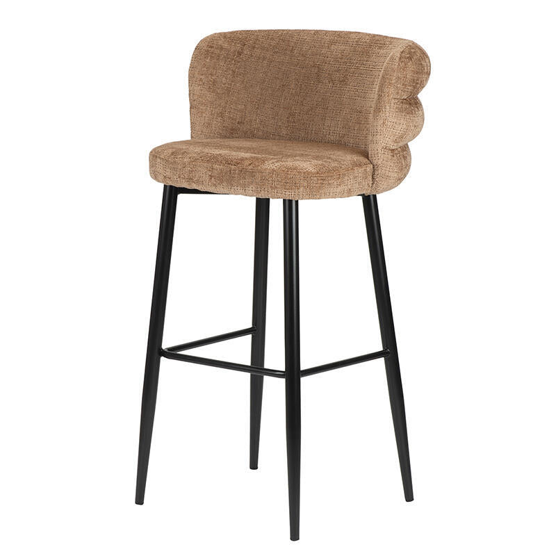 Hoker CLOUD karamelový s čiernym podstavcom