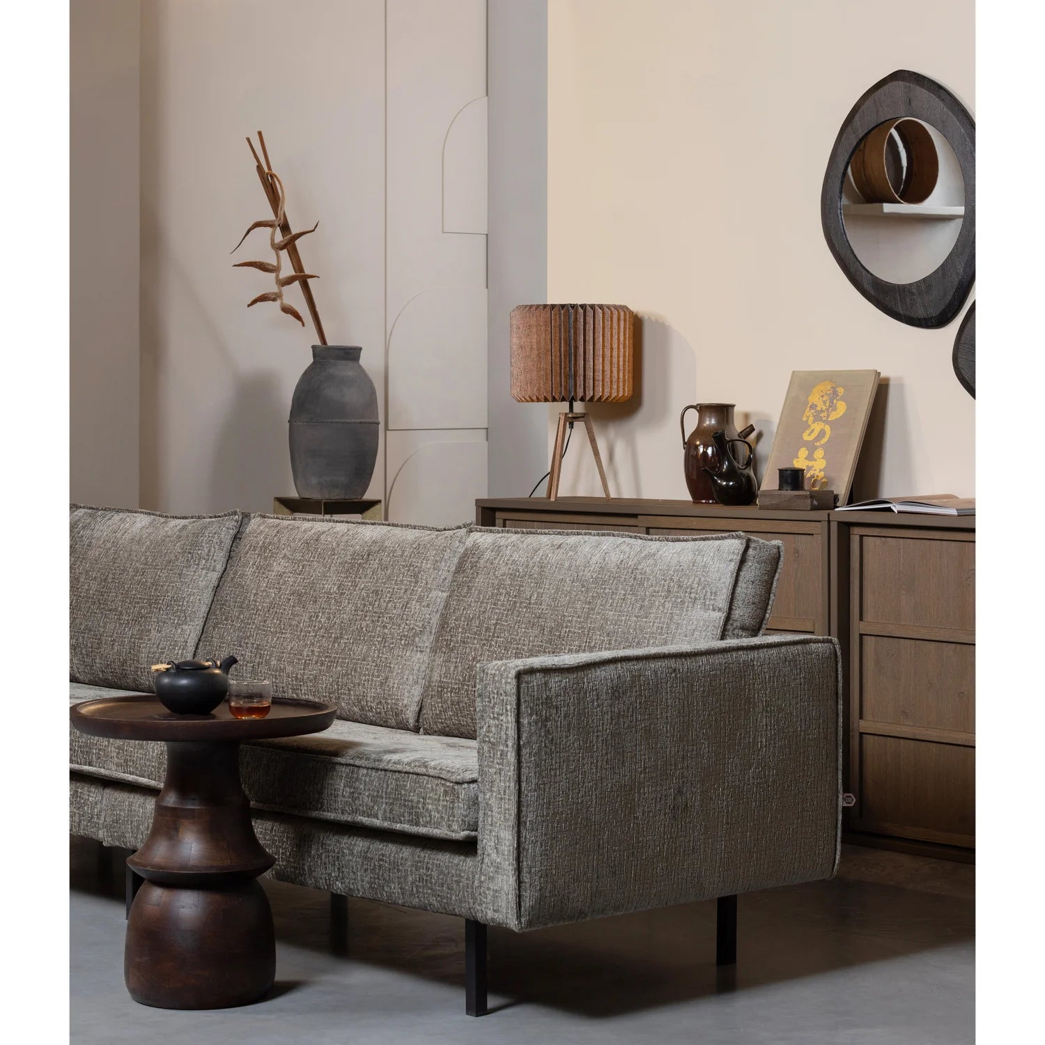 Stolná lampa BONES čierny papier