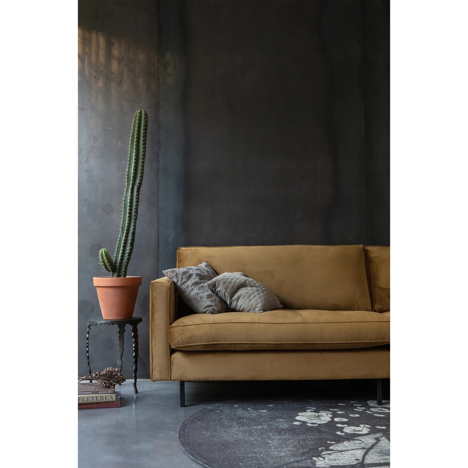 Velvet Sofa 3-person Rodeo Classic Morskie