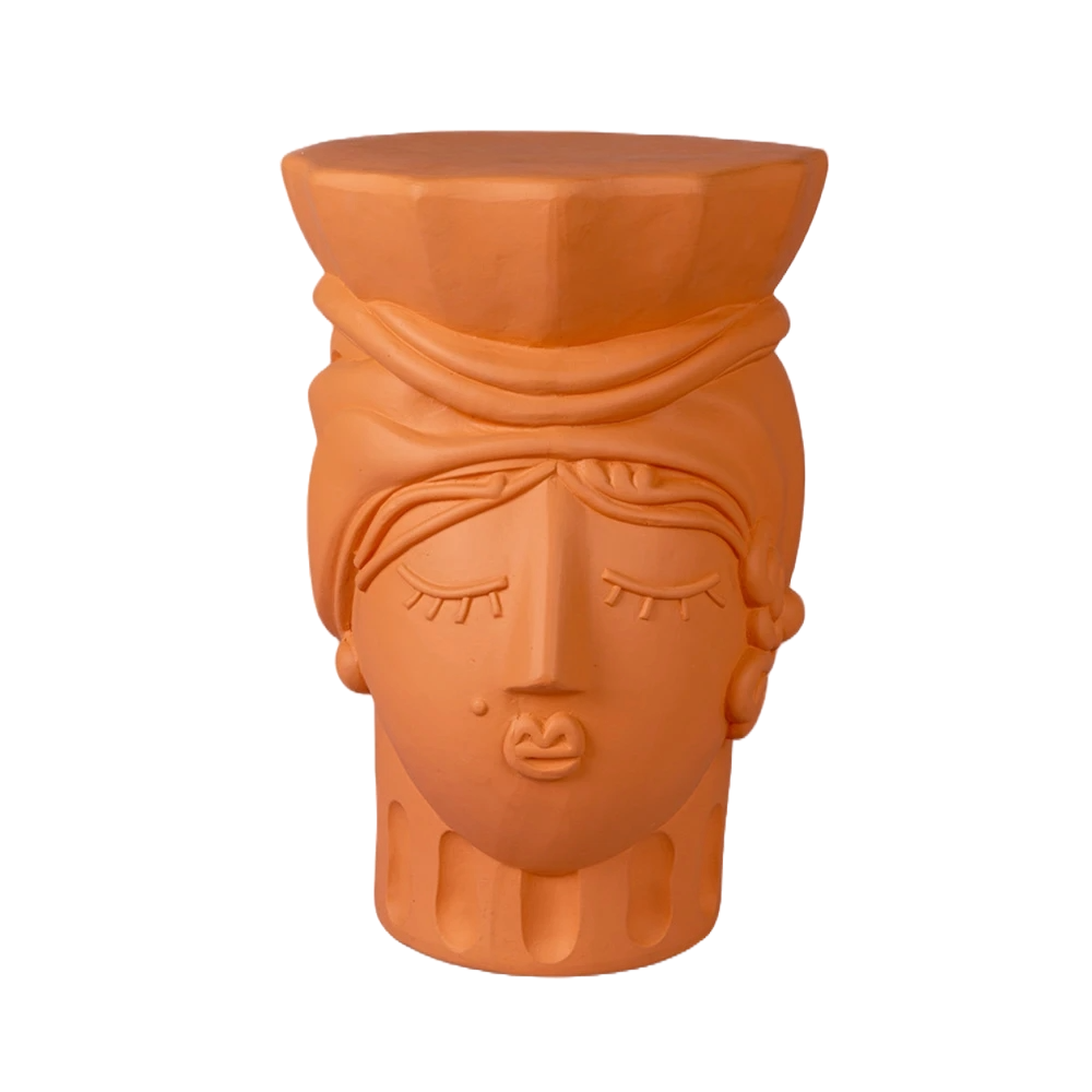 MAGNA GRAECIA Stool - WOMAN terracotta