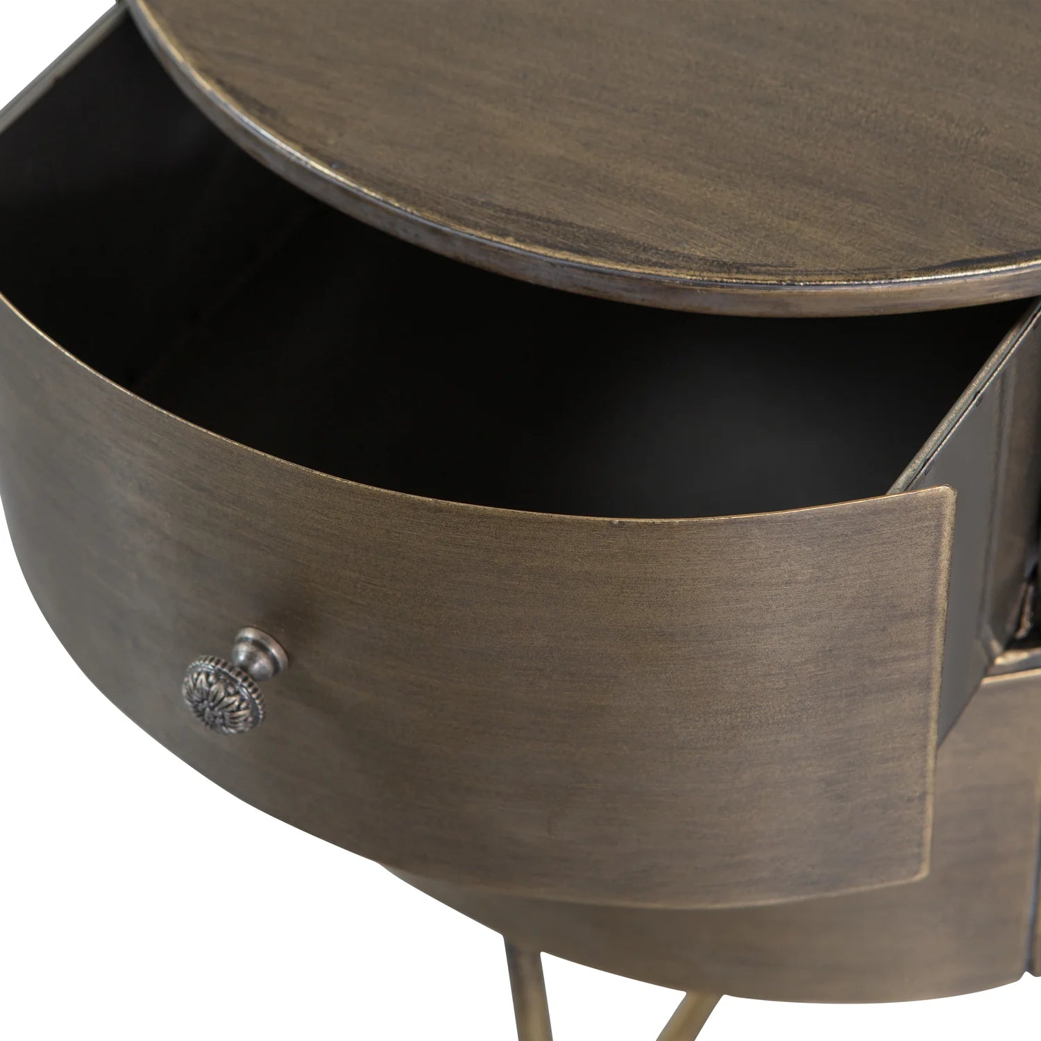 Glossy brass cabinet