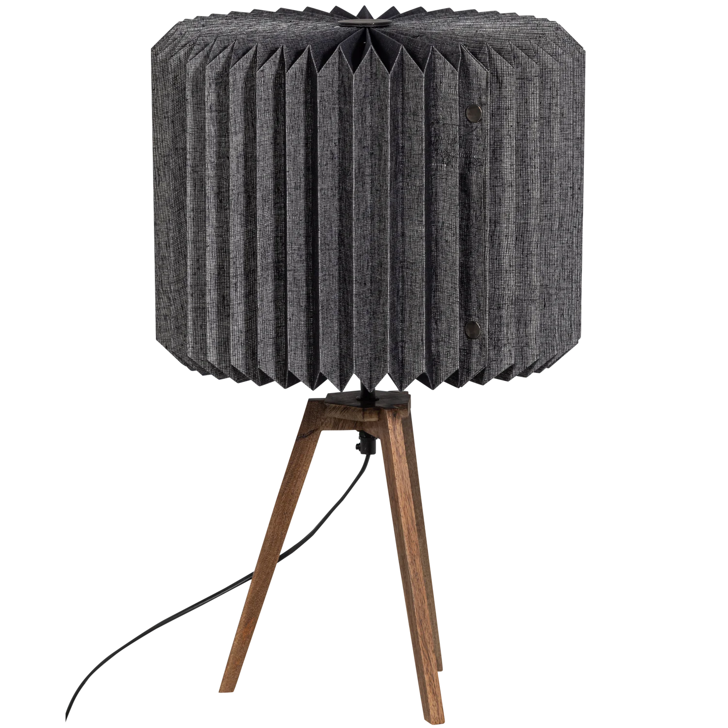 Stolná lampa BONES čierny papier