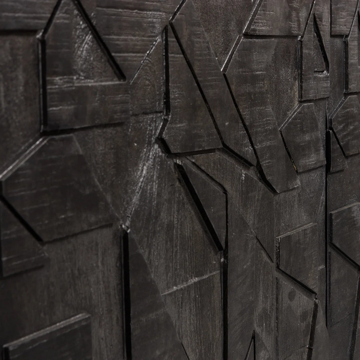 RTV council cabinet black mango wood