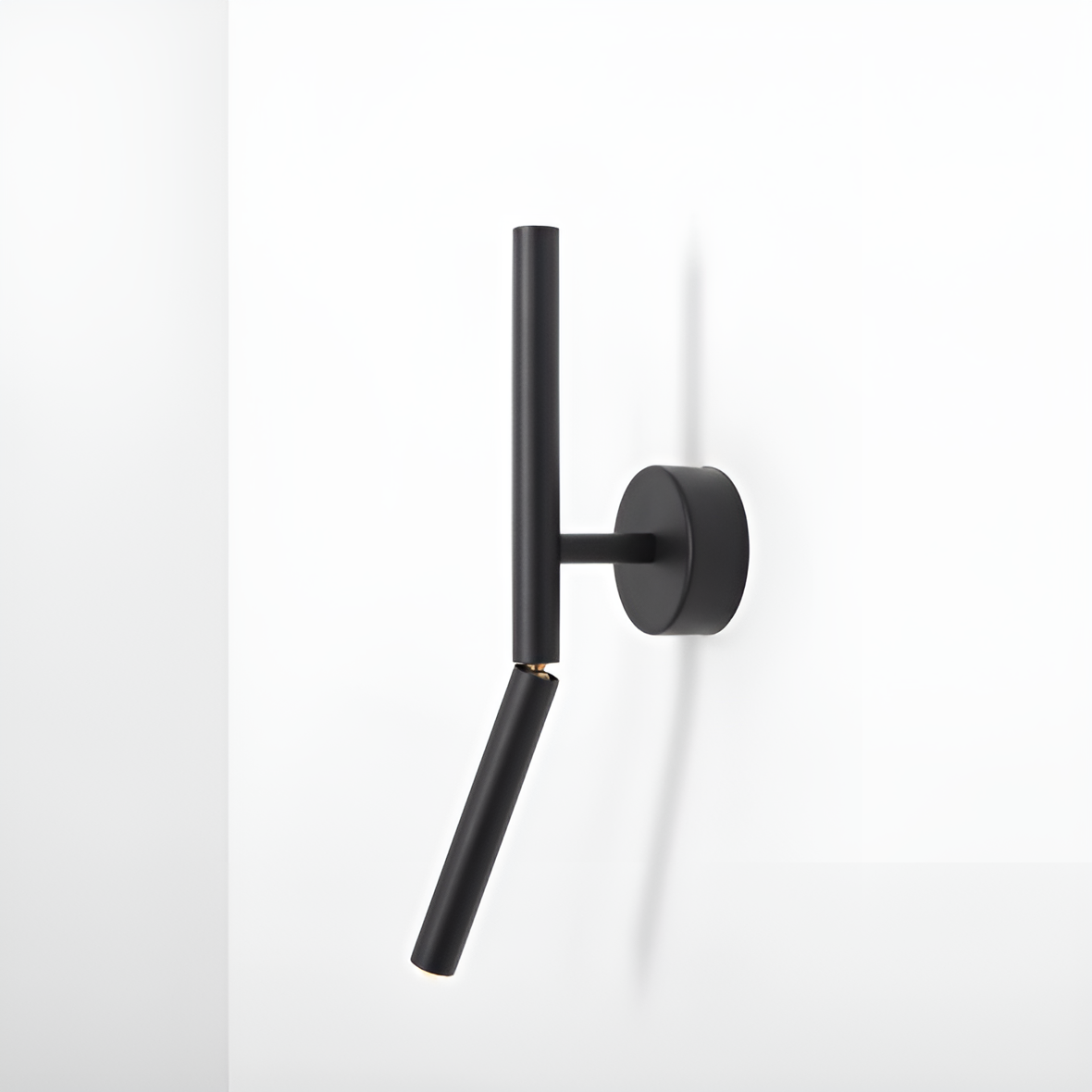 Nastaviteľný nástenný svietidlo STICK čierne