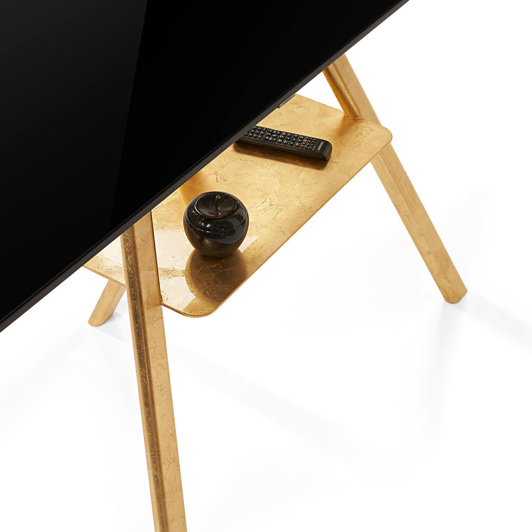 Stojan pod televízor CARTESIO zlatý