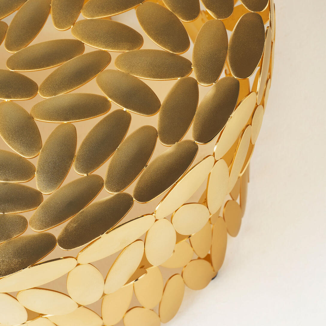 Strieborný konferenčný stolík FOLIAE