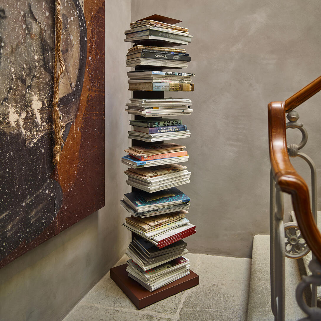 Regál PTOLOMEO ART hnedý