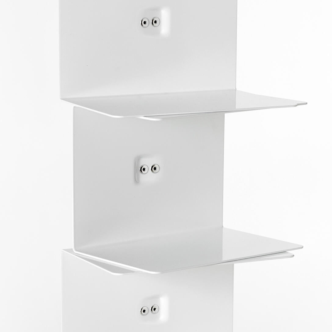 Illuminated shelf PTOLOMEO LUCE white