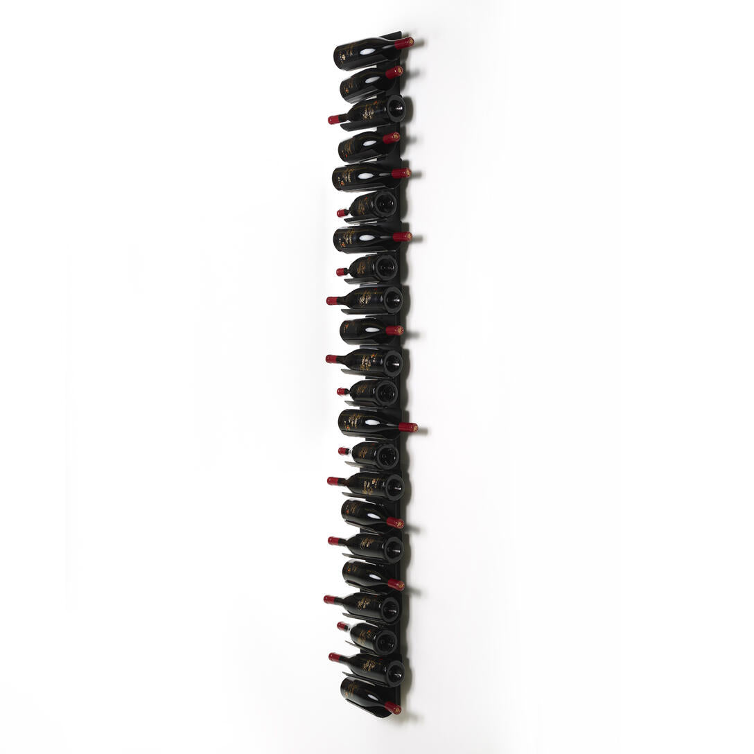 Závesný stojan na víno PTOLOMEO VINO čierny