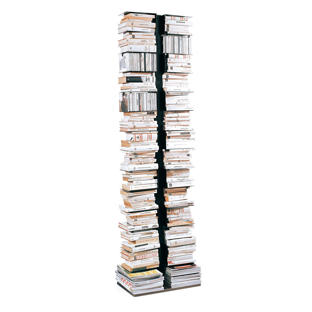 Dvojitý regál PTOLOMEO X2 čierny