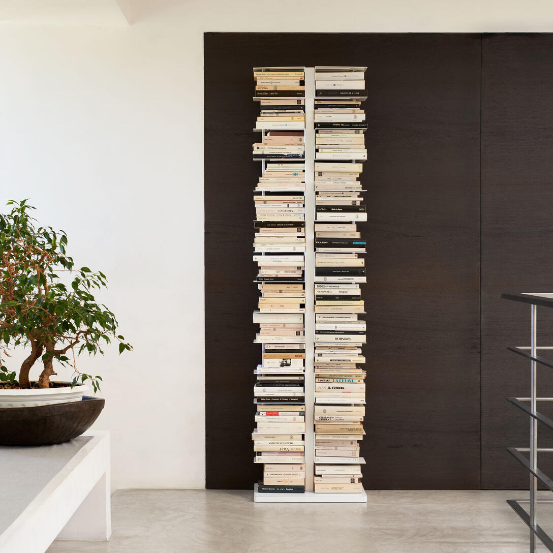 Dvojitý regál PTOLOMEO X2 biely