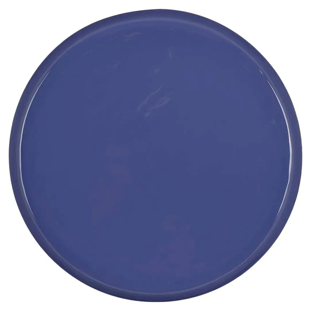 RENAO side table blue top with gold