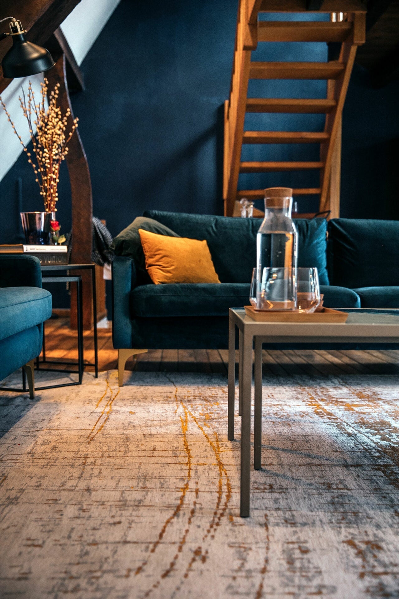 Kruhový koberec GRIFF COLUMBUS ZLATÝ béžový