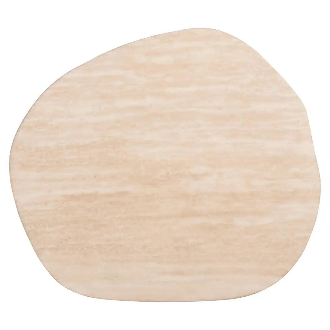 FICTUS Beige Side Table