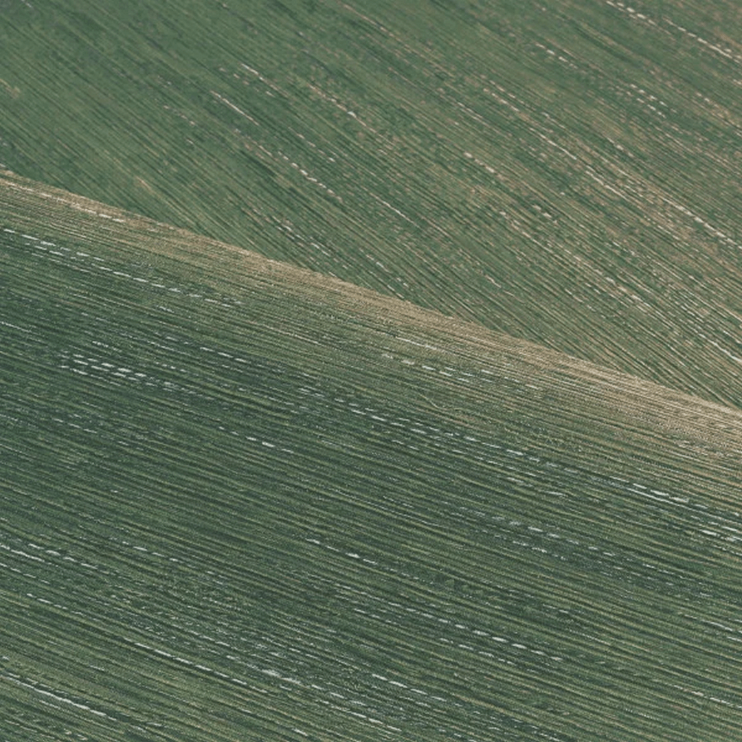 Textured wallpaper imitating jacquard fabric TATAMI - ÉMERAUDE emerald