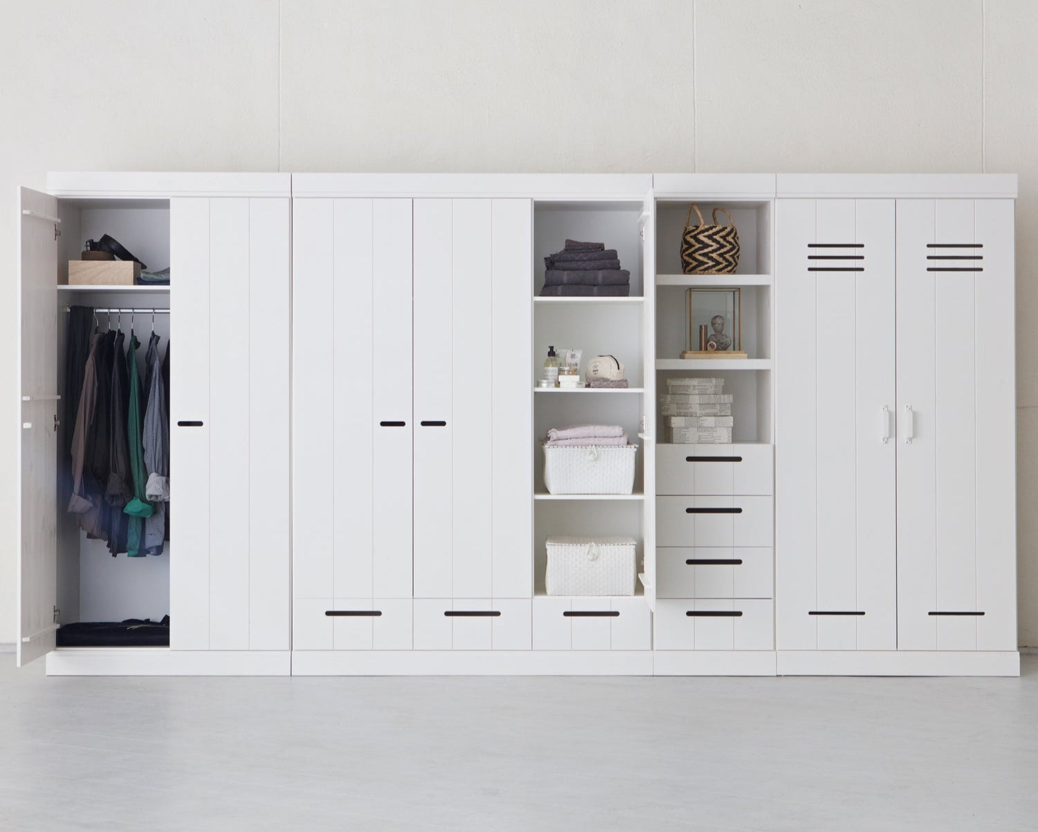 Biela 2-dverová skriňa CONNECT