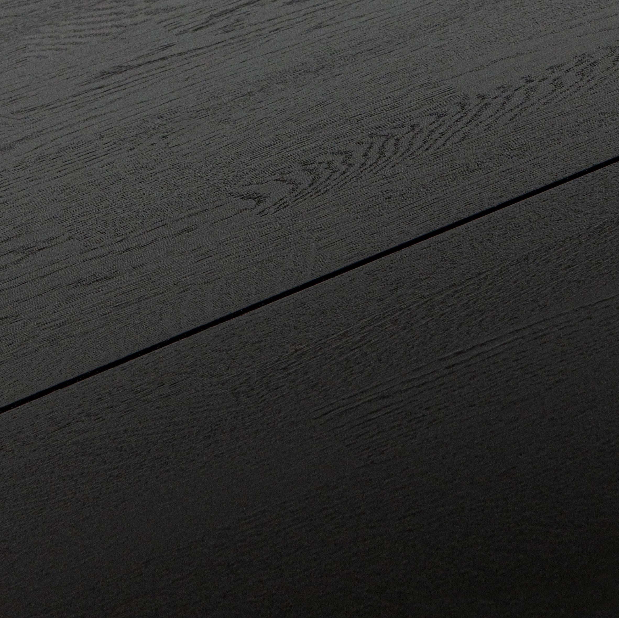 Rhonda round table black oak wood