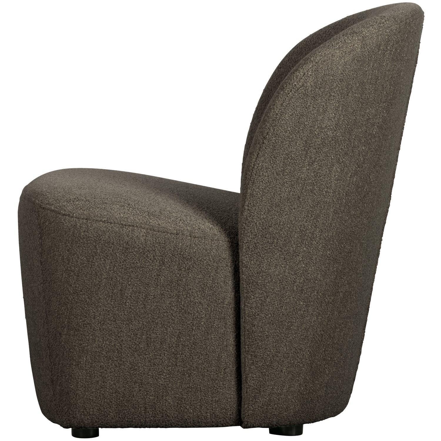 Fotel LOFTY hnedý bouclé