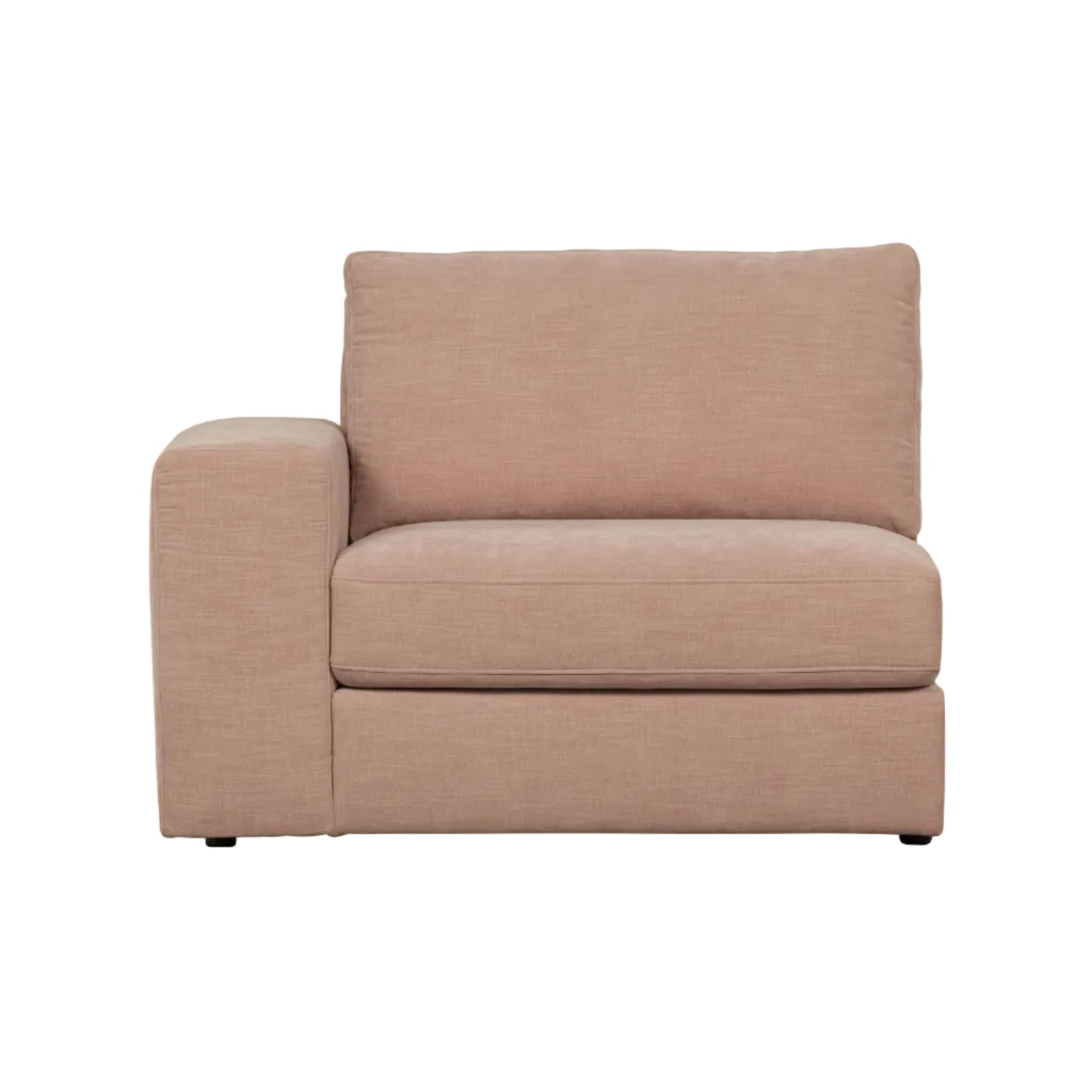 Sofa FAMILY - ľavý modul ružový