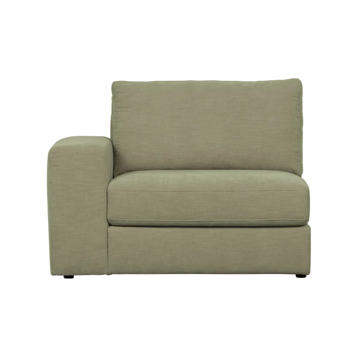 Sofa FAMILY - modul koncový ľavostranný zelený