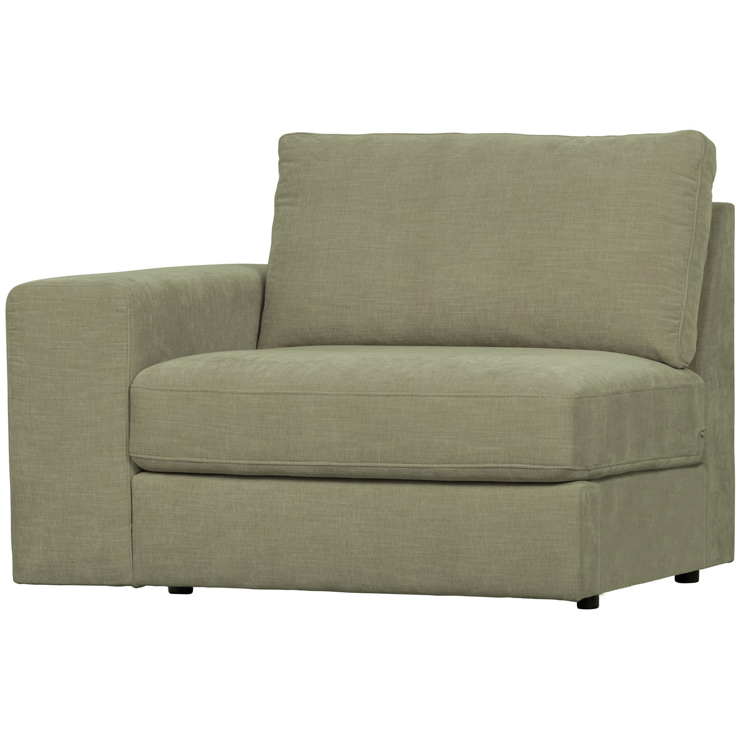 Sofa FAMILY - modul koncový ľavostranný zelený