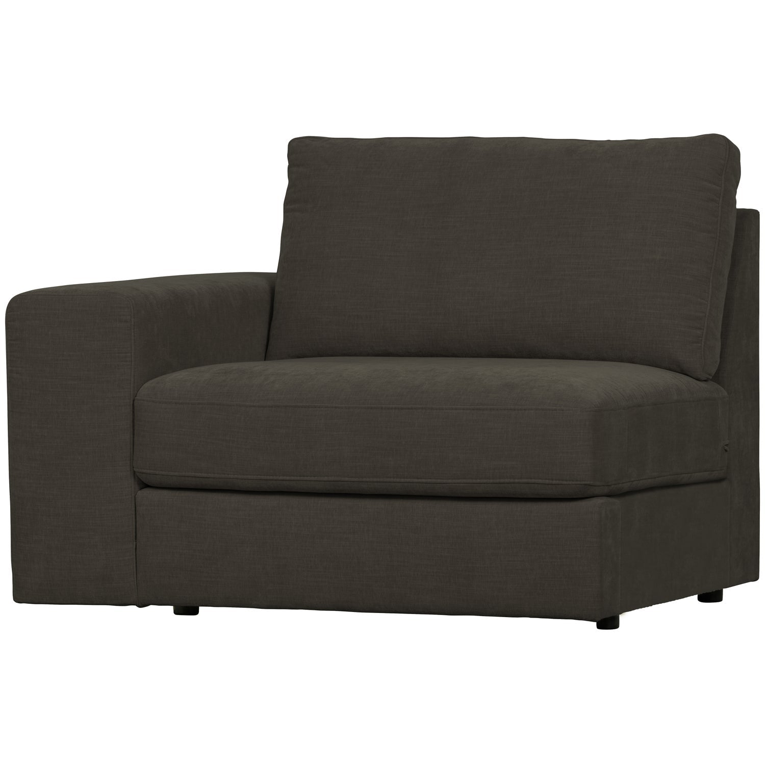 Sofa FAMILY - koncový prvok ľavostranný antracitový