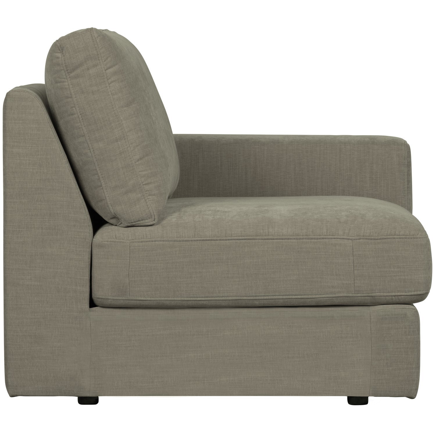 Sofa FAMILY - pravý koncový modul teplá šedá
