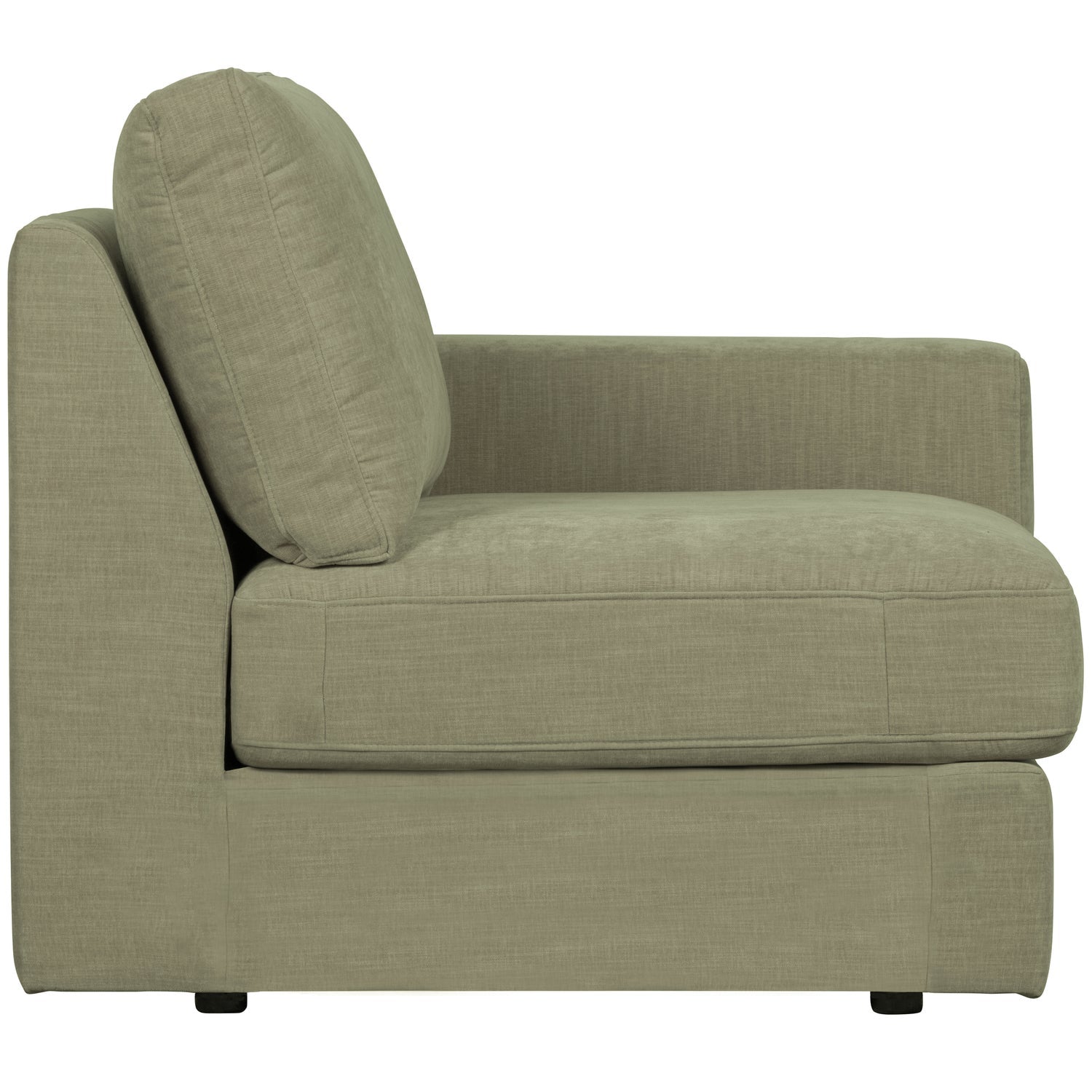 Sofa FAMILY - pravý koncový modul zelený