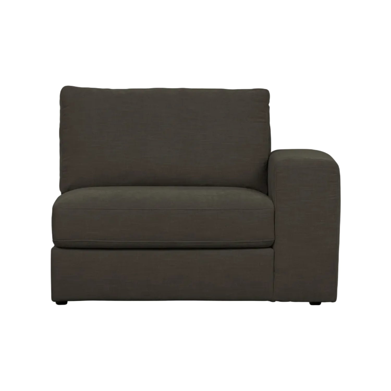 Sofa FAMILY - pravý modul koncový antracitový