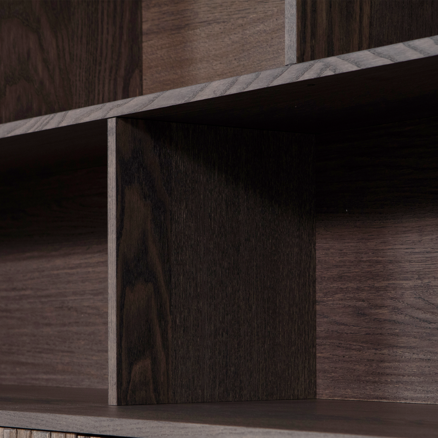 NEW GRAVURE dark brown ash veneer extension