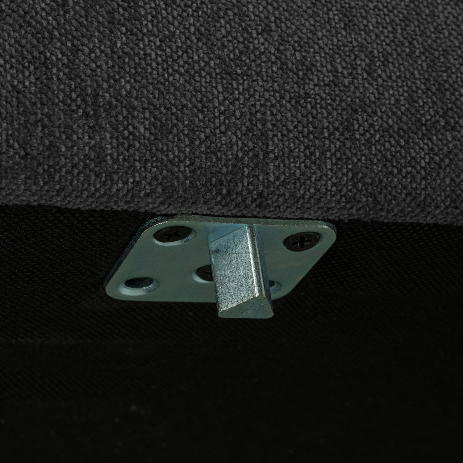 Pravostranný szezlong COUPLE antracitový