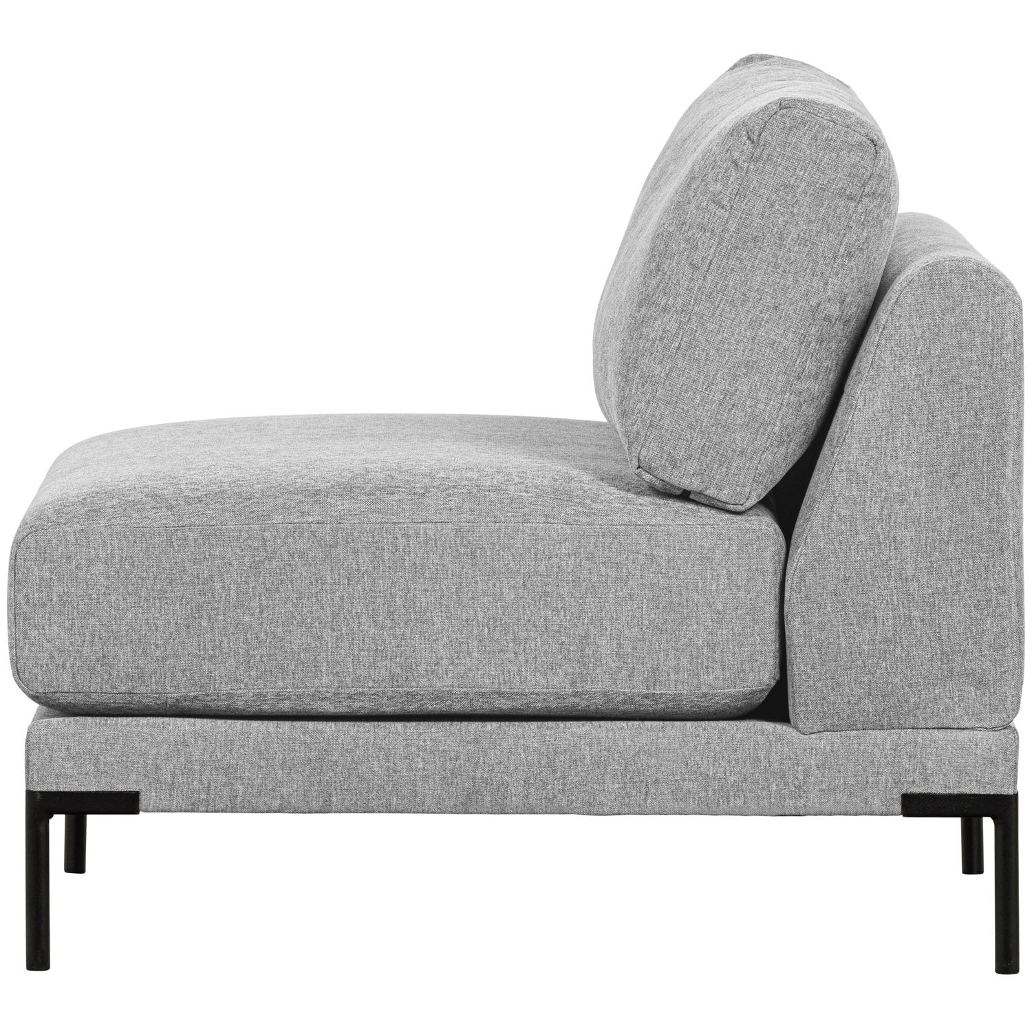 Fotel / modul COUPLE svetlosivý