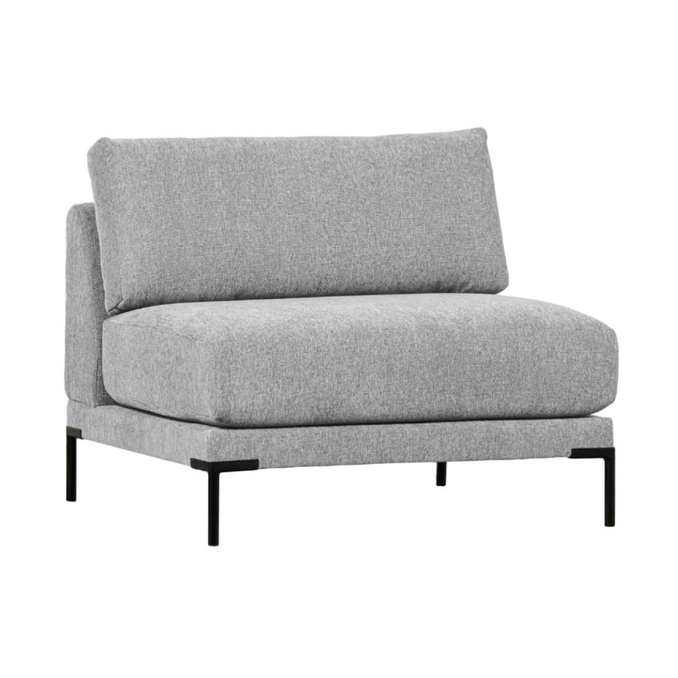 Fotel / modul COUPLE svetlosivý