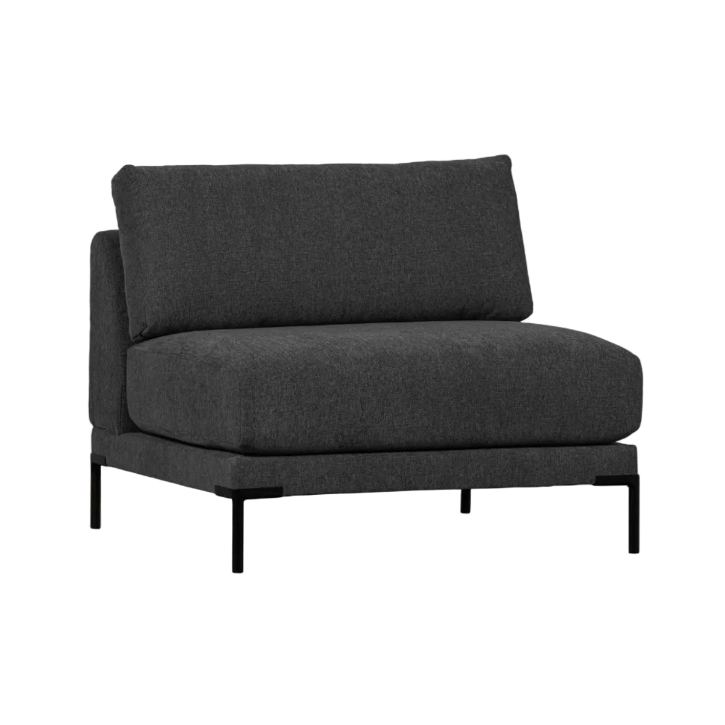 Fotel / modul COUPLE antracitový