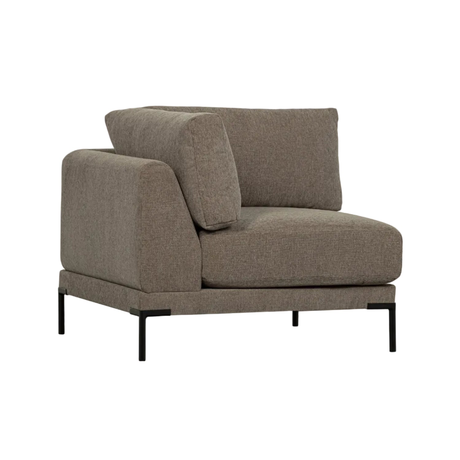 Sofa COUPLE - rohový modul taupe