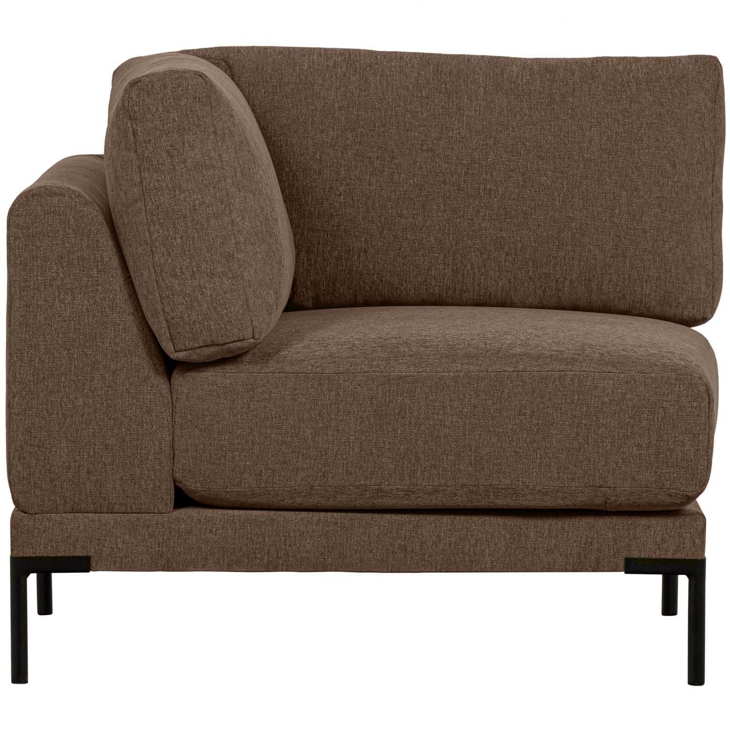 Sofa COUPLE - modulárny rohový čokoládový