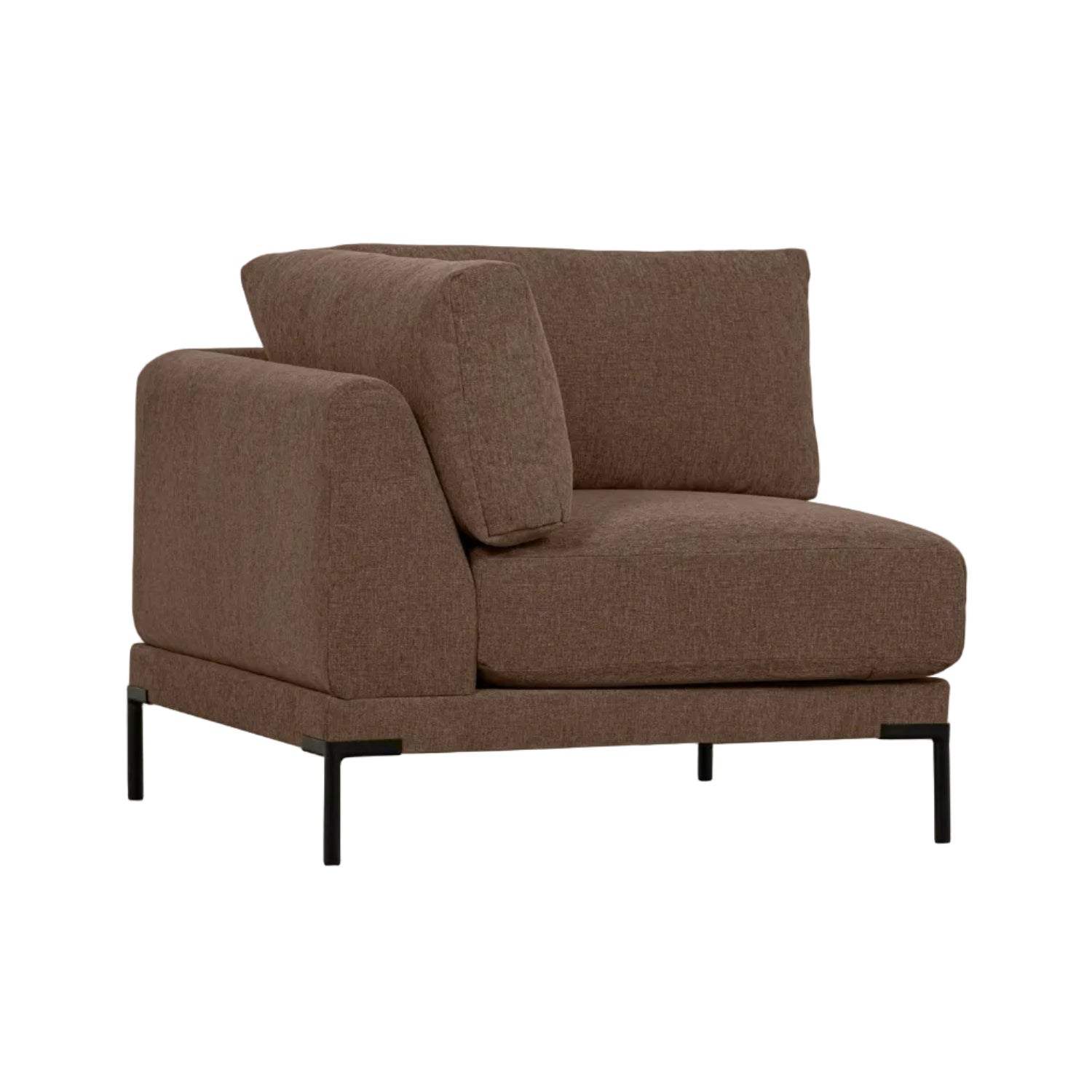Sofa COUPLE - modulárny rohový čokoládový