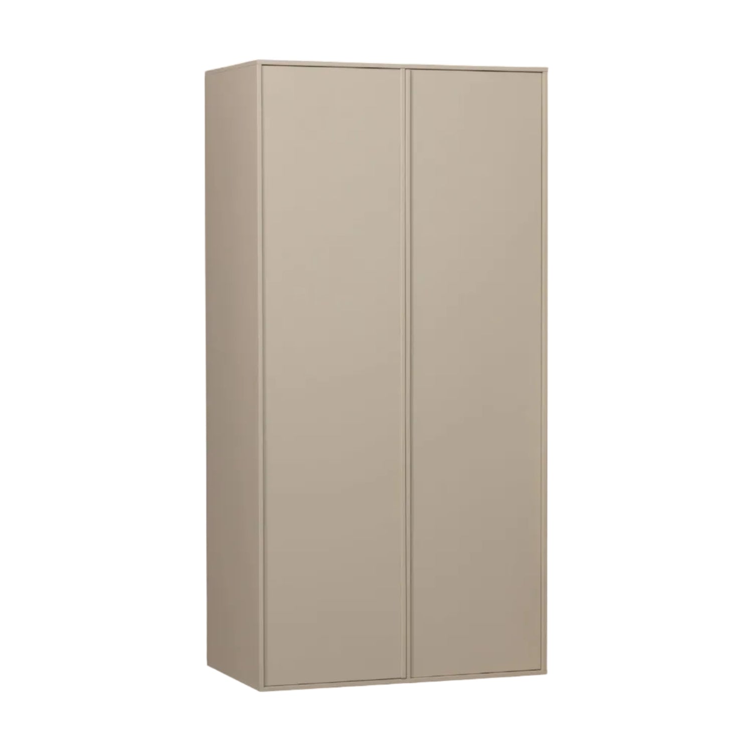 2-Door Wardrobe DAILY Gray-Beige