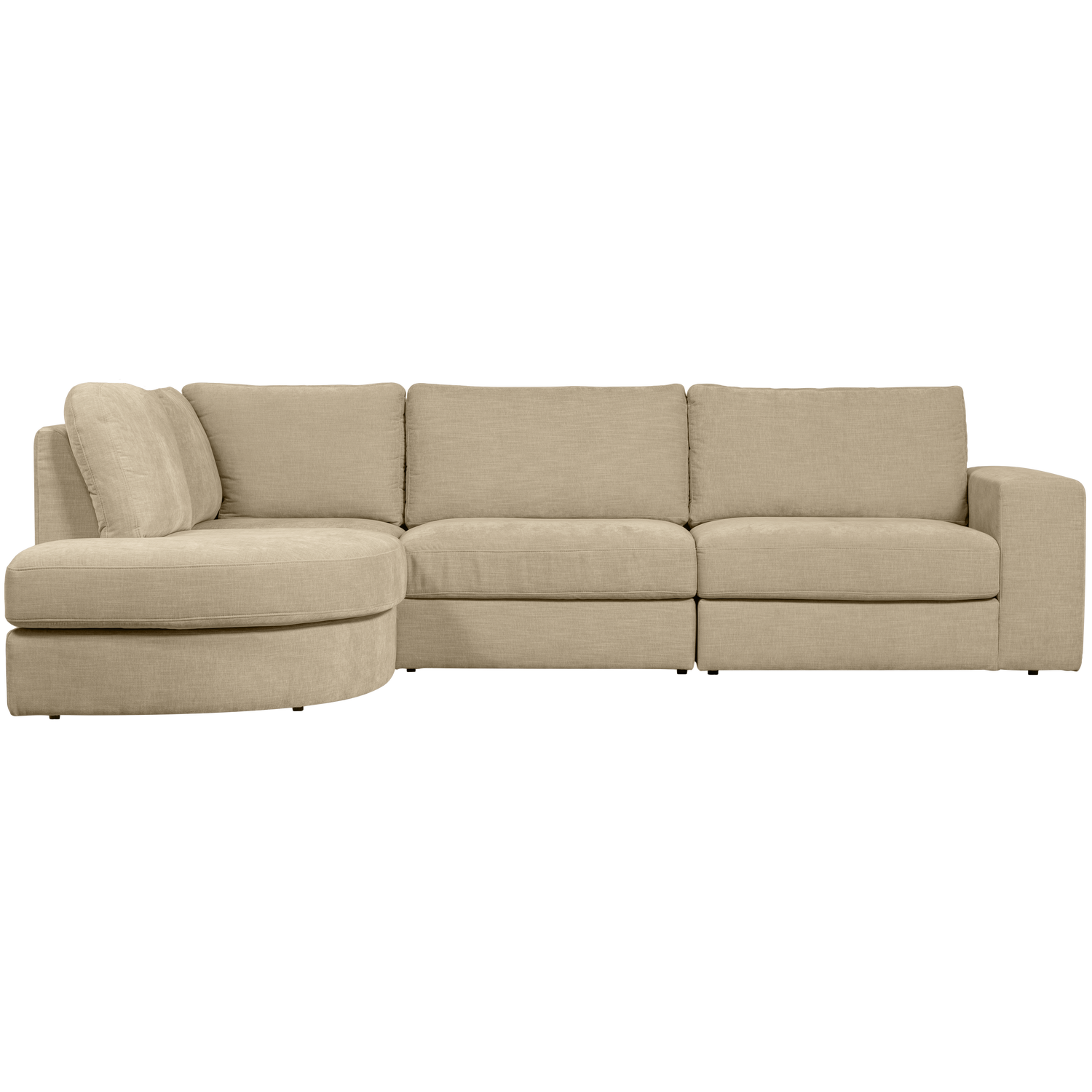 Left-facing FAMILY corner sofa in sand