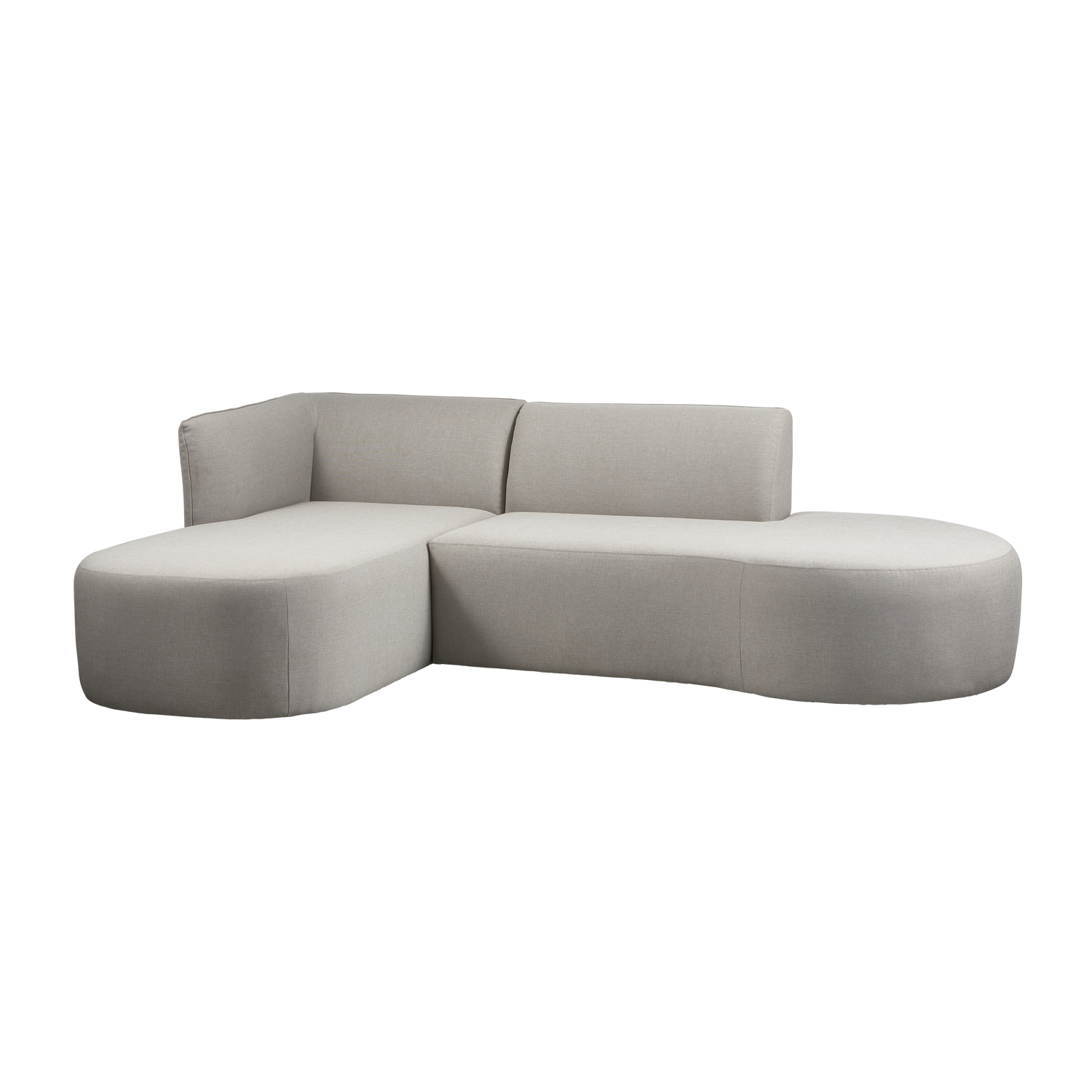 Left-facing garden corner sofa CHIOS sand