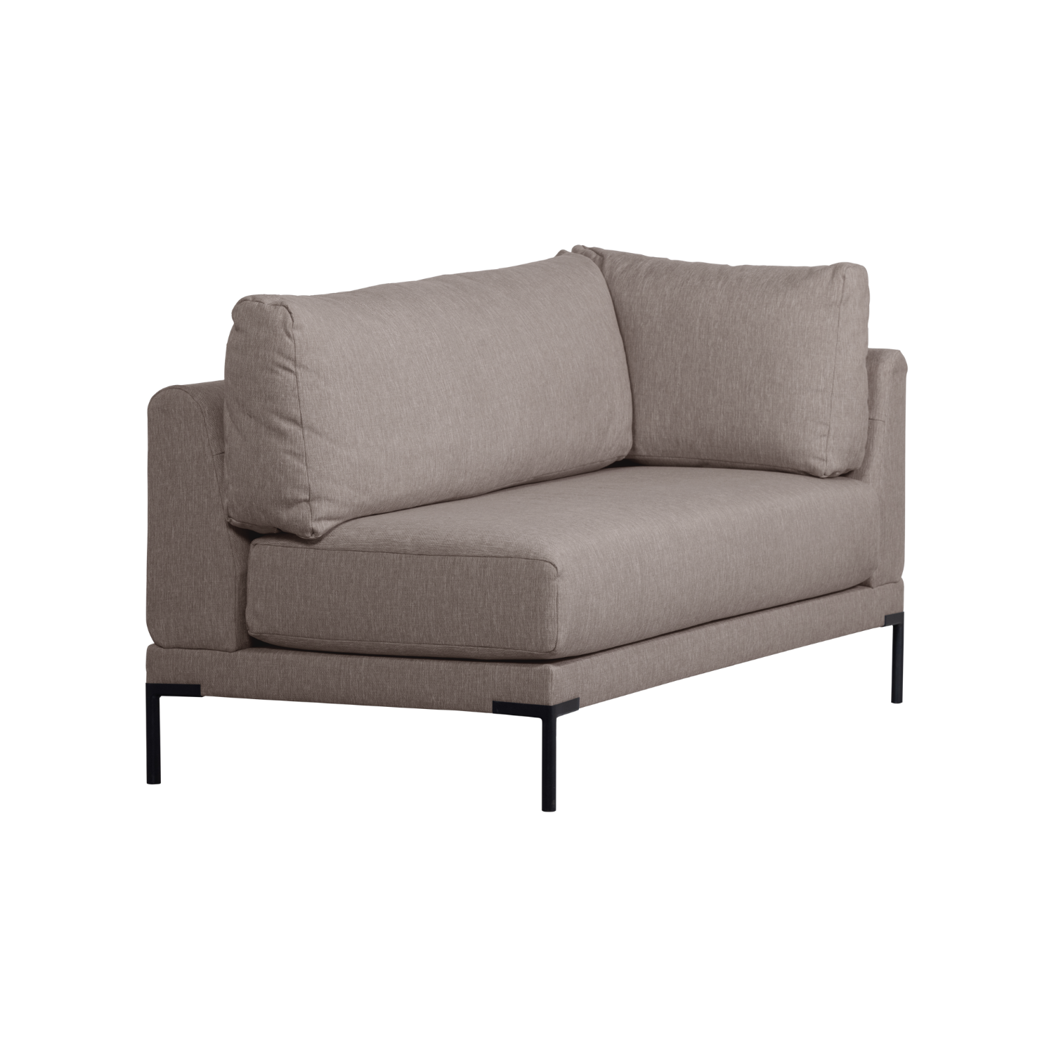 Szezlong ľavostranný COUPLE DINING BENCH taupe