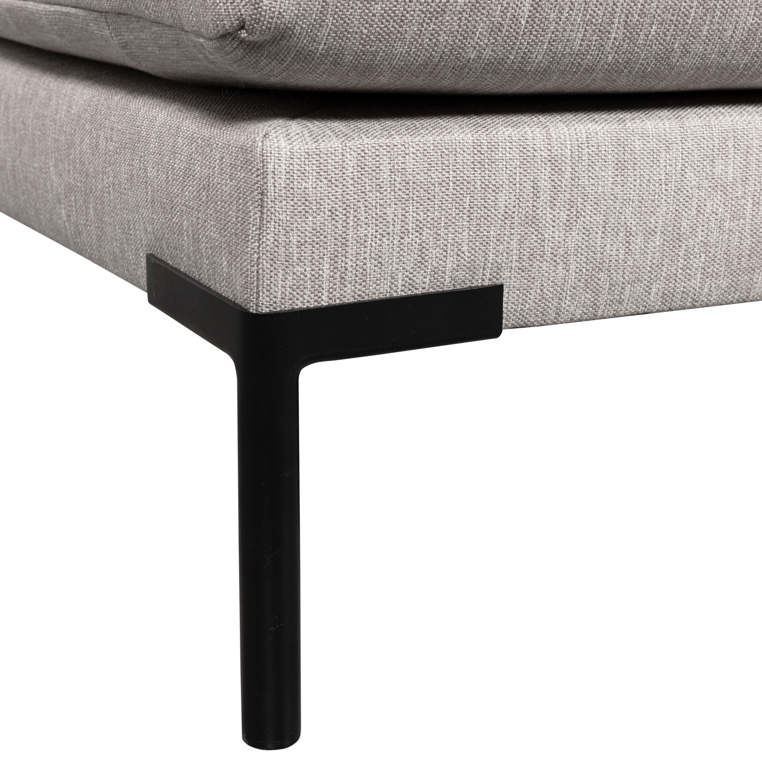 Szezlong ľavostranný COUPLE DINING BENCH svetlosivý
