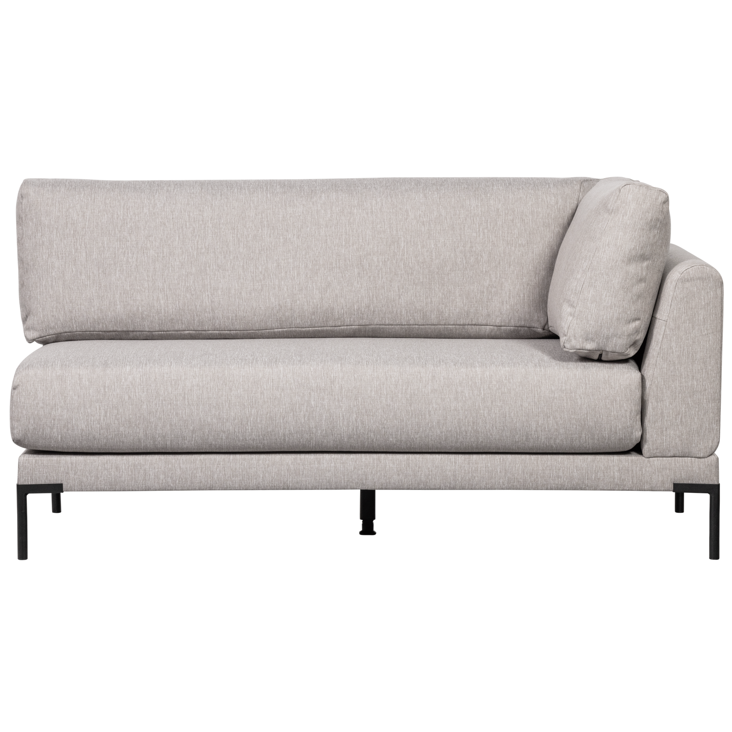 Szezlong ľavostranný COUPLE DINING BENCH svetlosivý