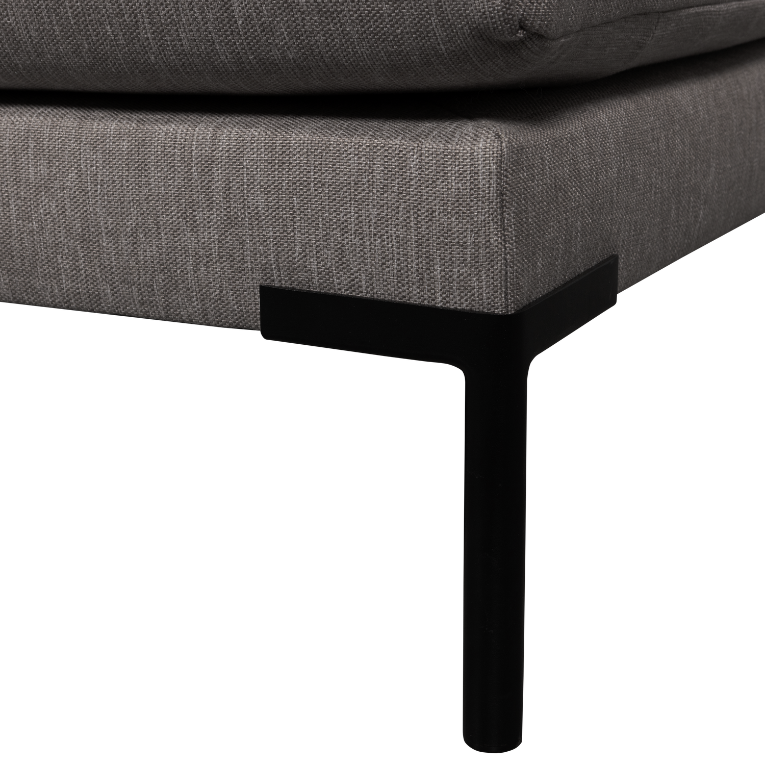 Szezlong pravostranný COUPLE DINING BENCH šedý
