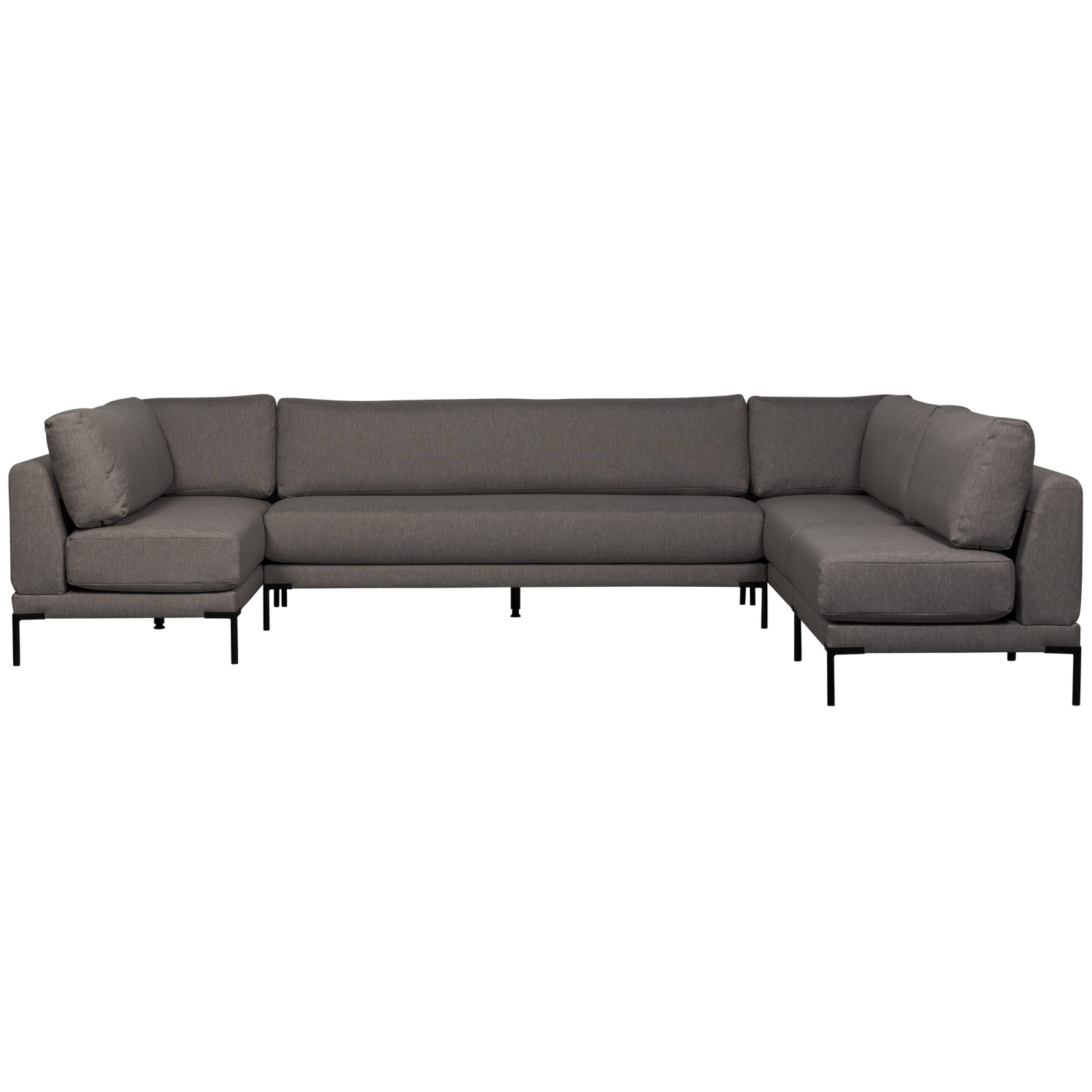 Szezlong pravostranný COUPLE DINING BENCH šedý