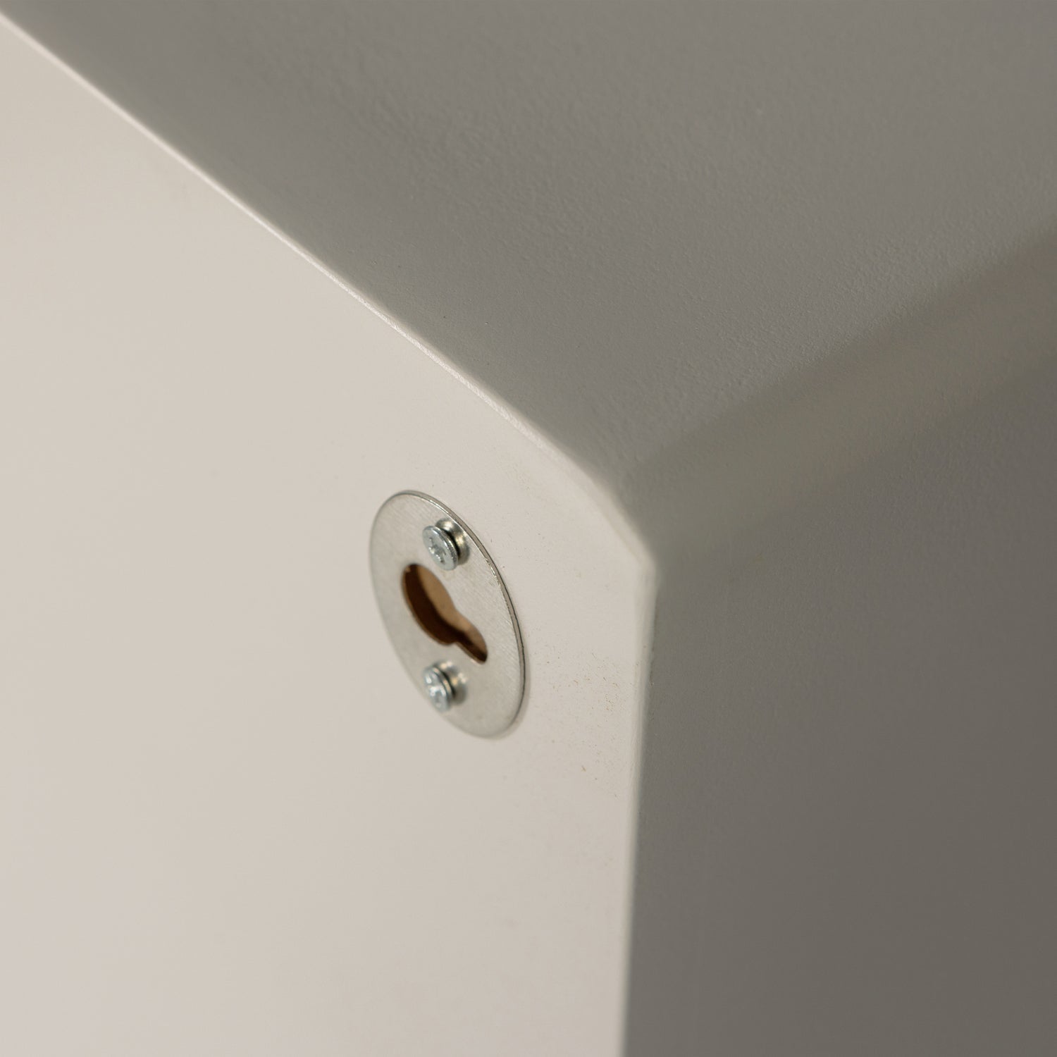 Nástenná polica polkruhová NOAM šedá